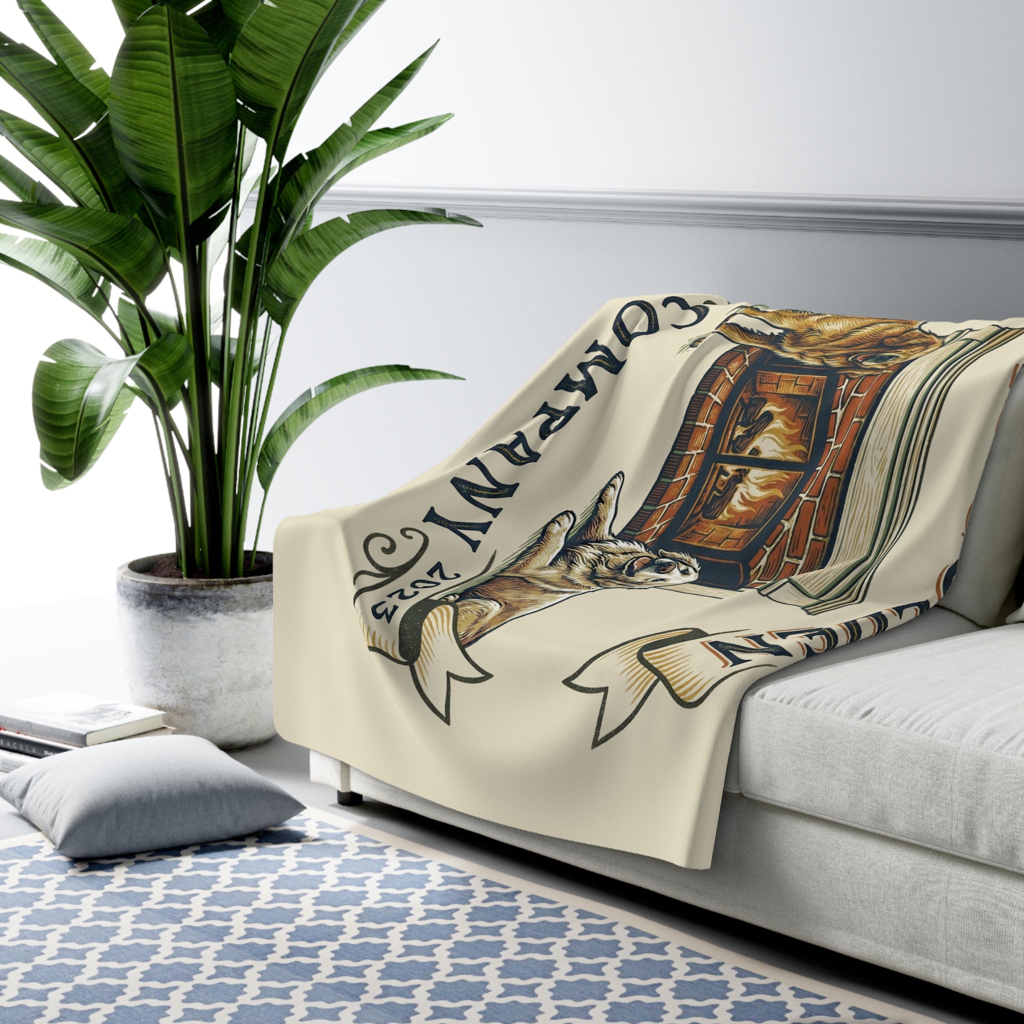 Classic Companions Cozy Sherpa Fleece Blanket