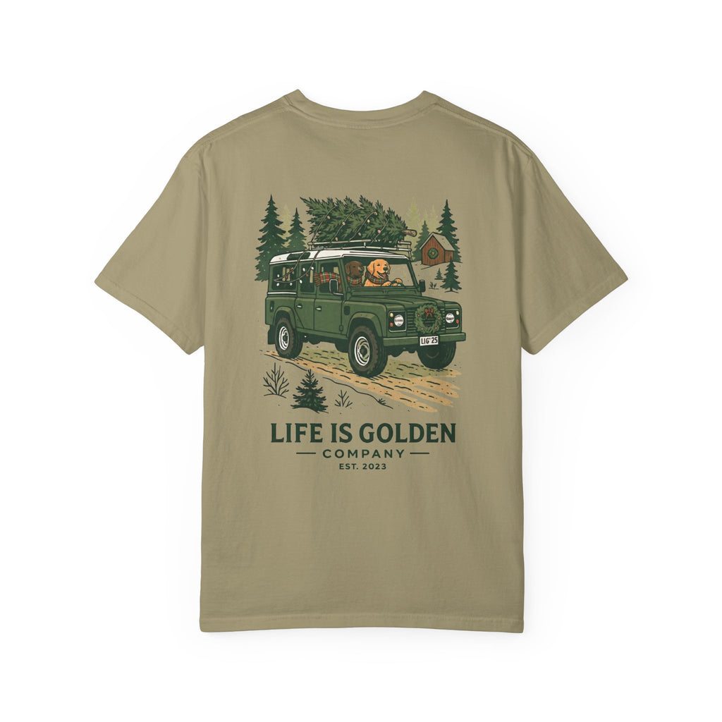 Golden Defender - Dark Golden Edition Unisex Garment-Dyed T-shirt