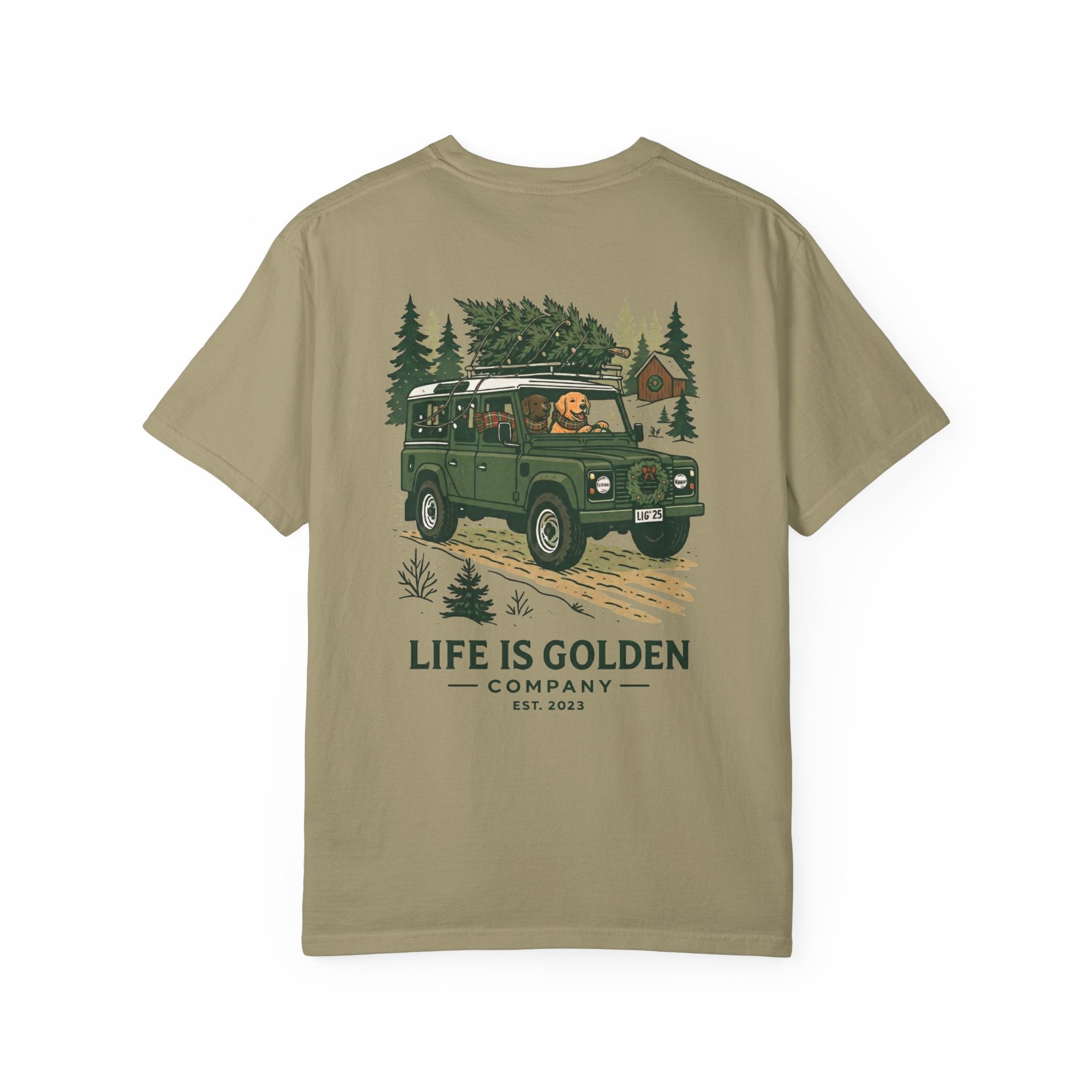 Golden Defender - Dark Golden Edition Unisex Garment-Dyed T-shirt