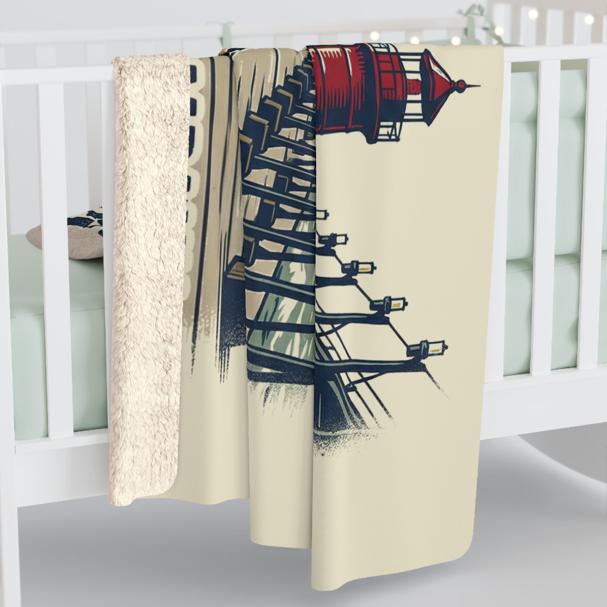 Pier Pup Cozy Sherpa Fleece Blanket