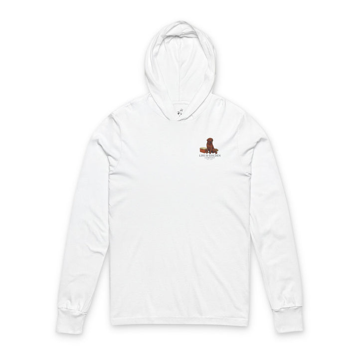 Game Day Hooded Tee - Red Golden Retriever Edition