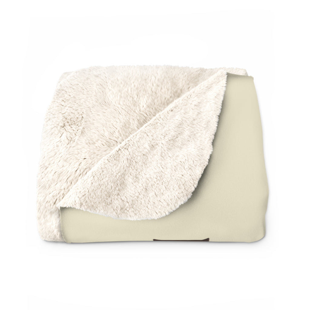 Autumn of a Golden Cozy Sherpa Fleece Blanket