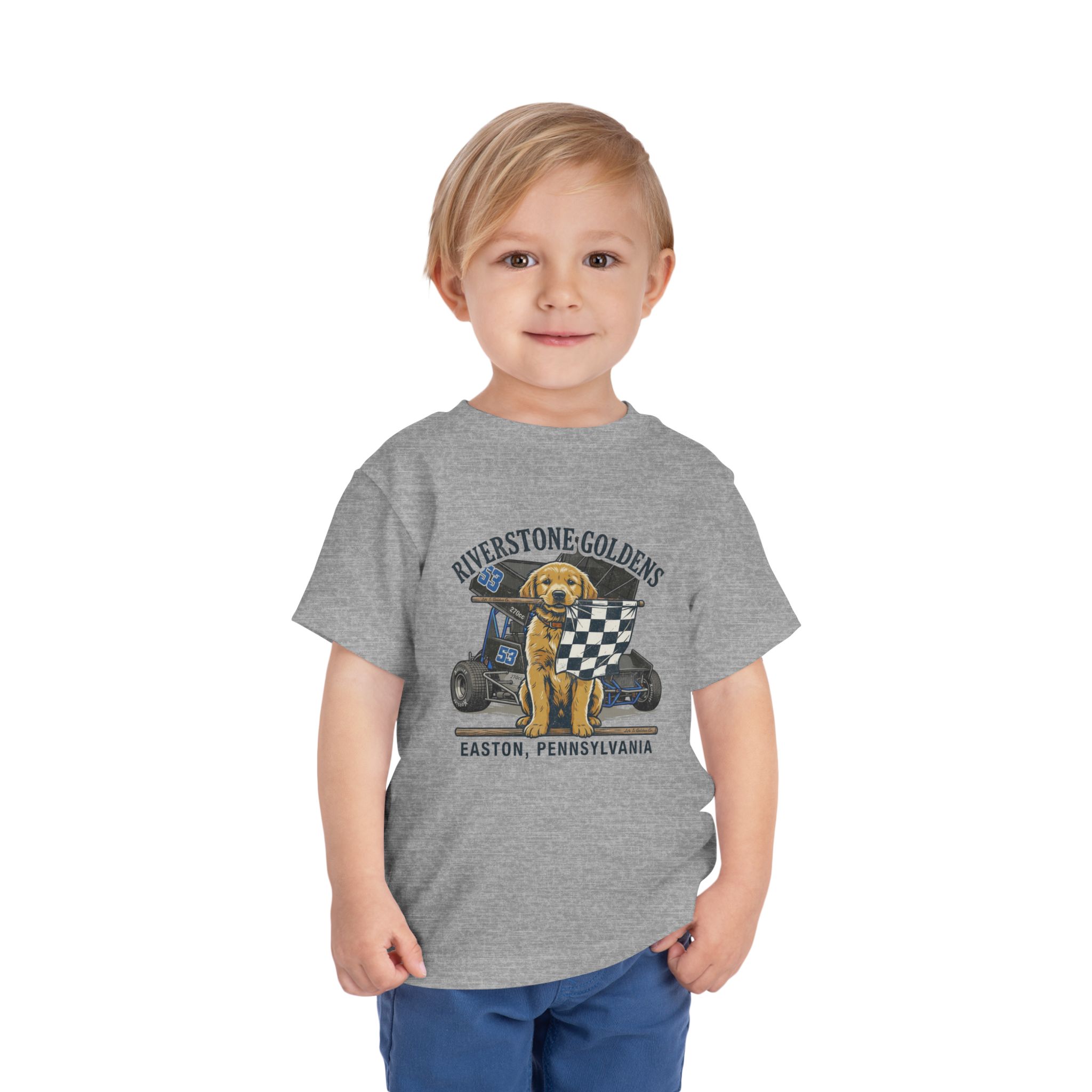 Riverstone Goldens Racing Toddler Tee