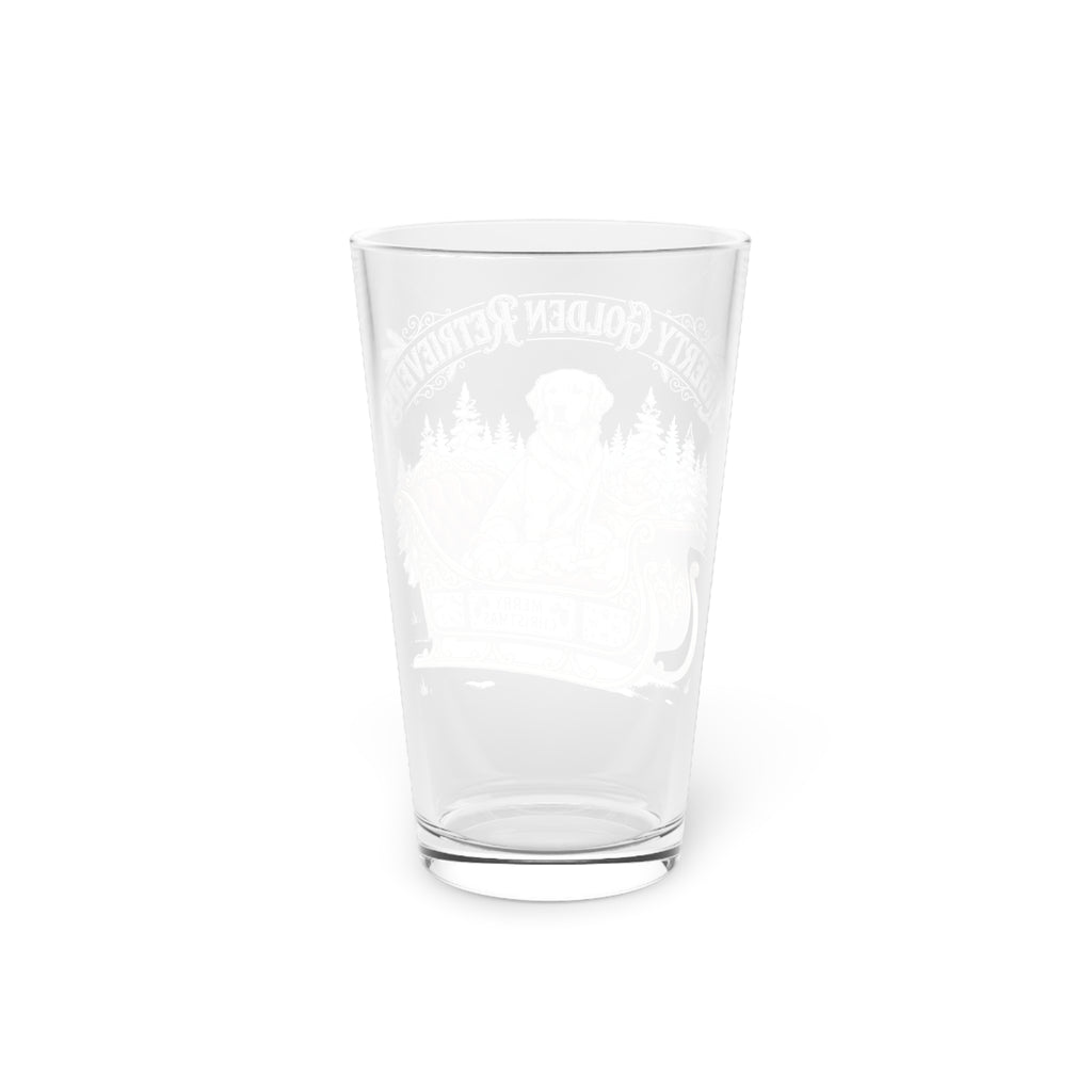 Liberty Goldens Christmas Pint Glass