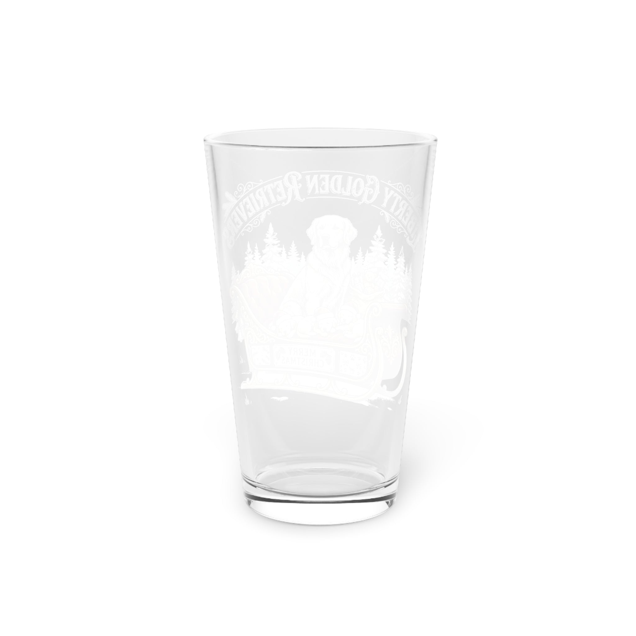 Liberty Goldens Christmas Pint Glass