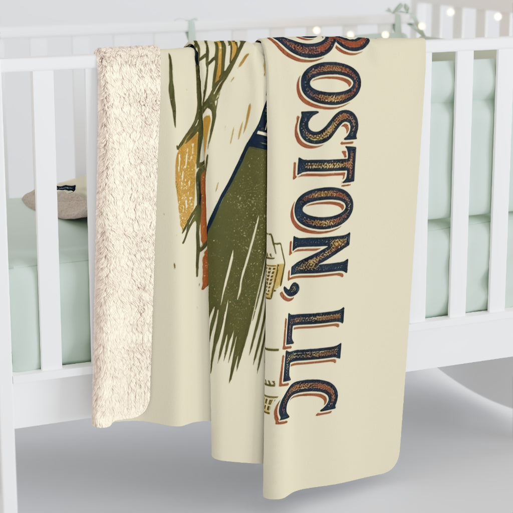 J-Walking Boston, LLC Cozy Sherpa Fleece Blanket