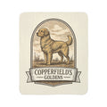 Copperfield's Goldens Cozy Fleece Sherpa Blanket