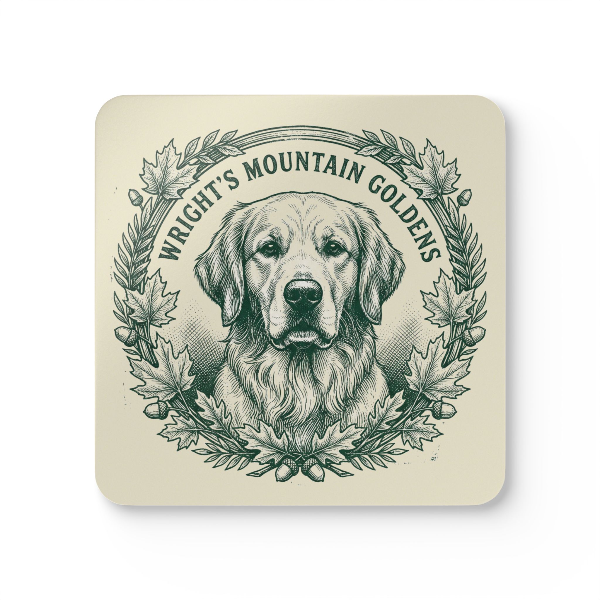 Wright's Mountain Goldens Corkwood Coaster Set