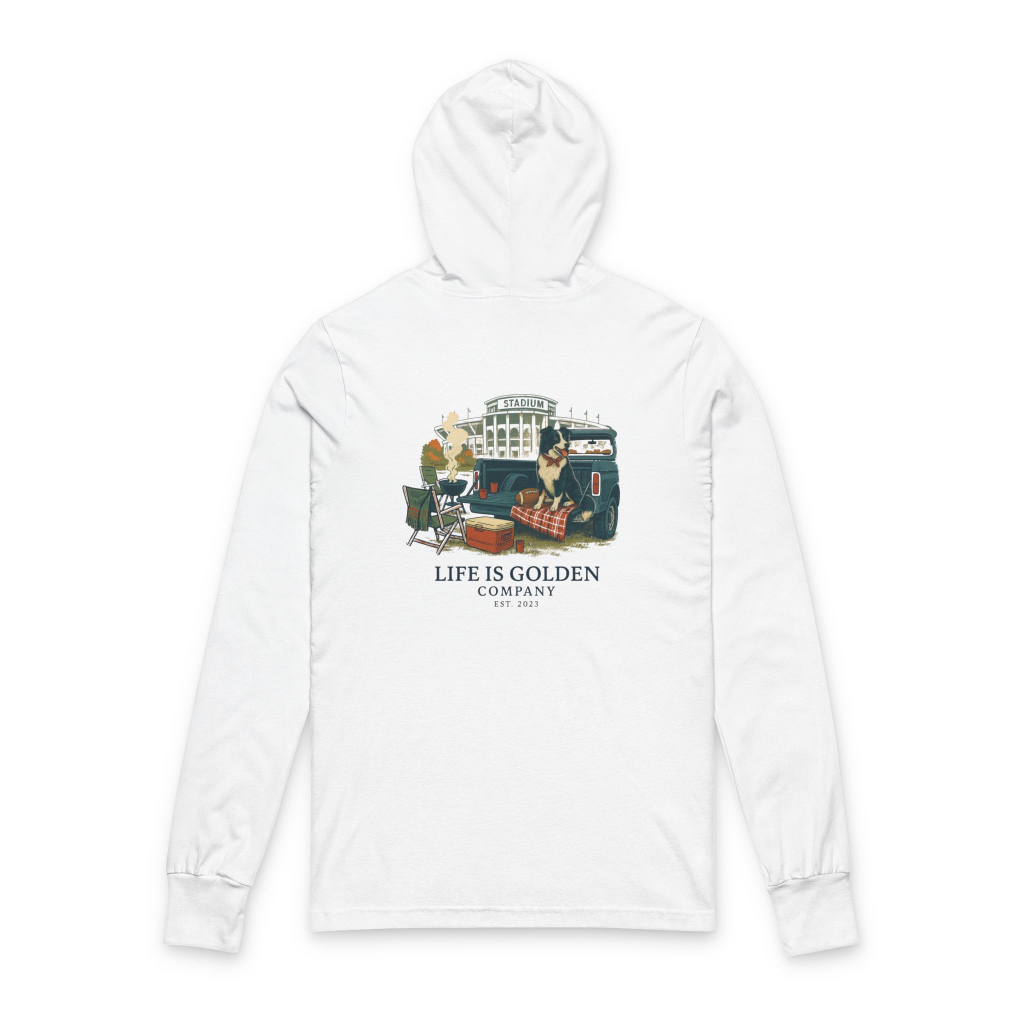 Game Day Hooded Tee - Border Collie Edition