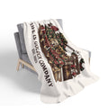 Christmas Trio Cozy Fleece Sherpa Blanket