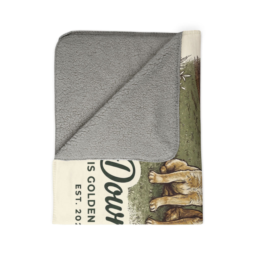 The Downs Boys Cozy Fleece Sherpa Blanket