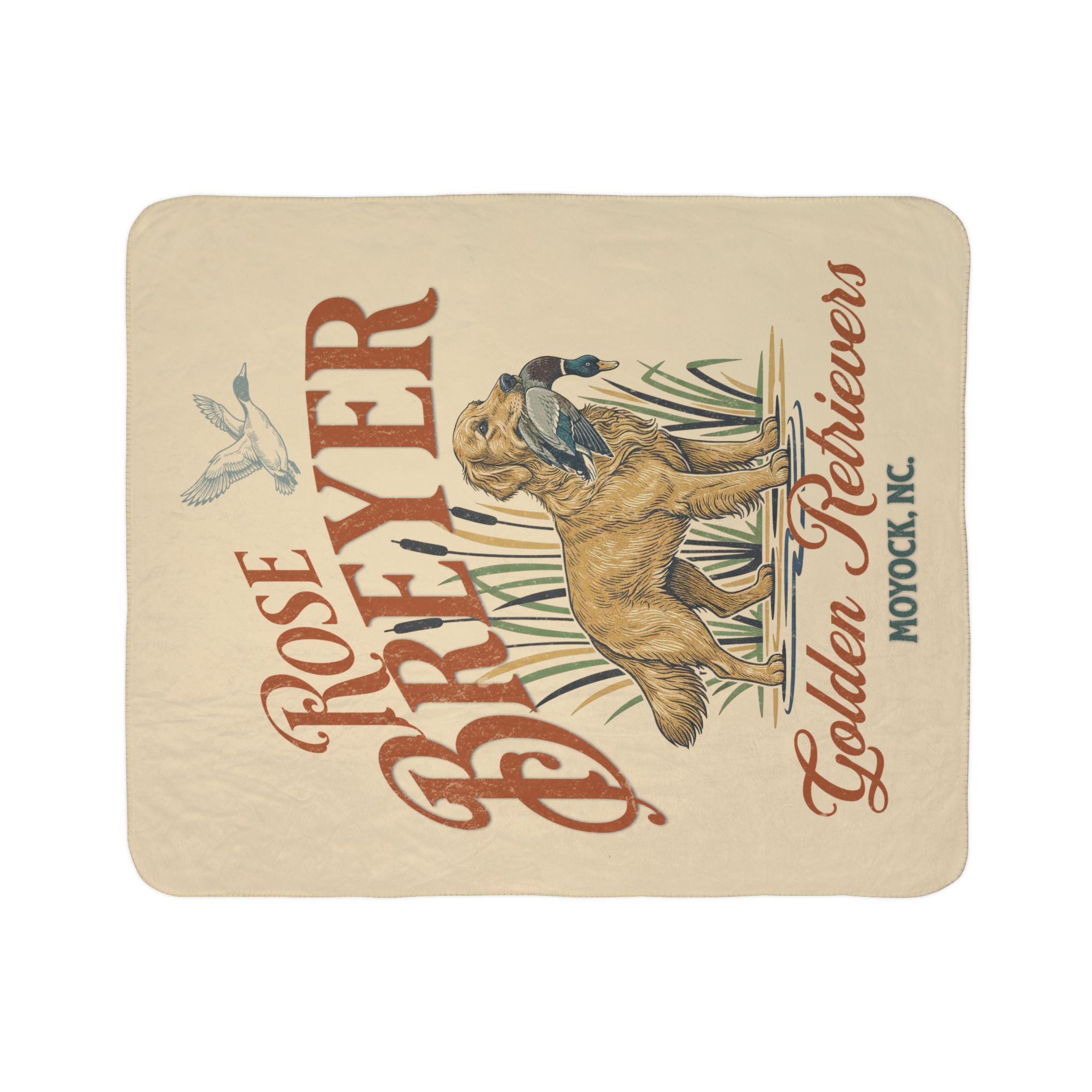 Rose Breyer Cozy Fleece Sherpa Blanket I
