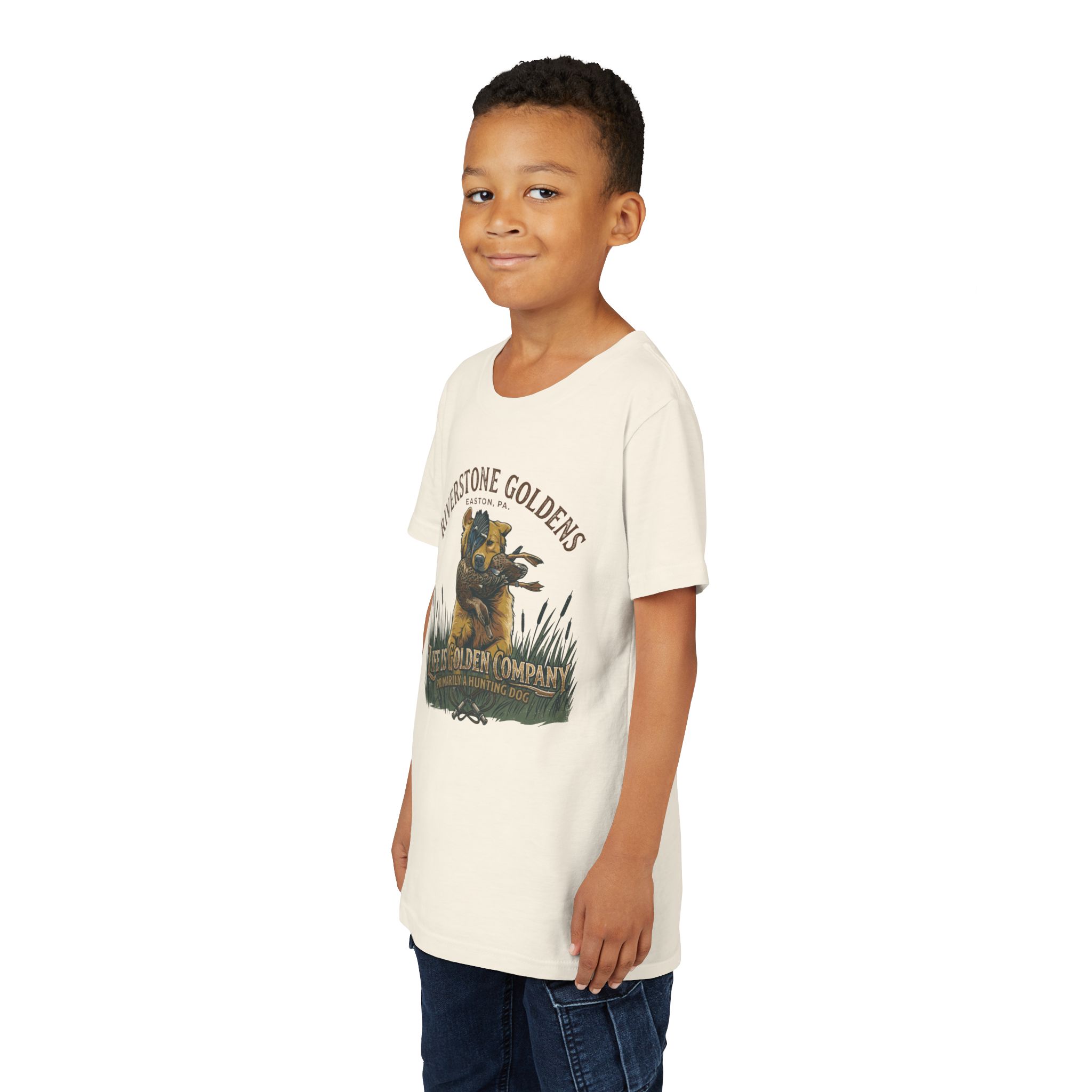 Riverstone Goldens Hunting Unisex Youth Tee