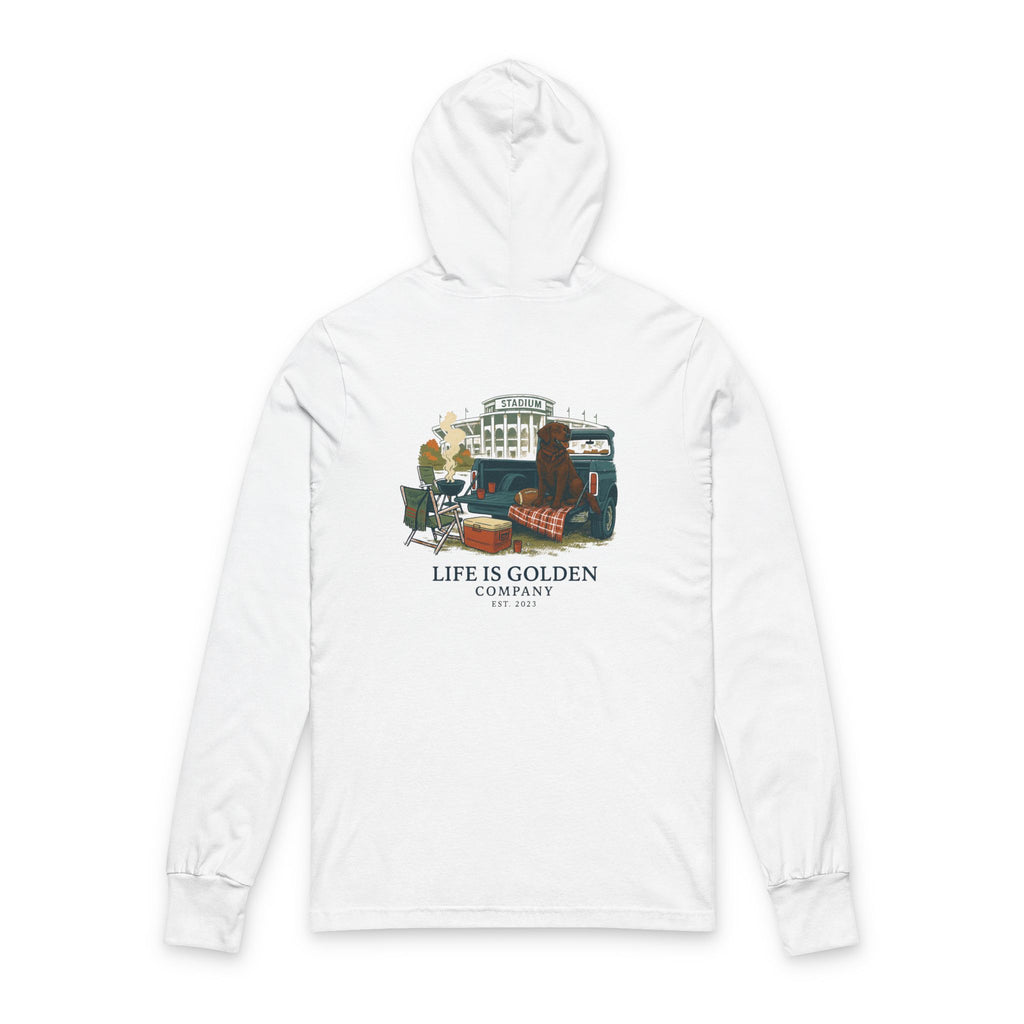 Game Day Hooded Tee - Chocolate Lab Edition