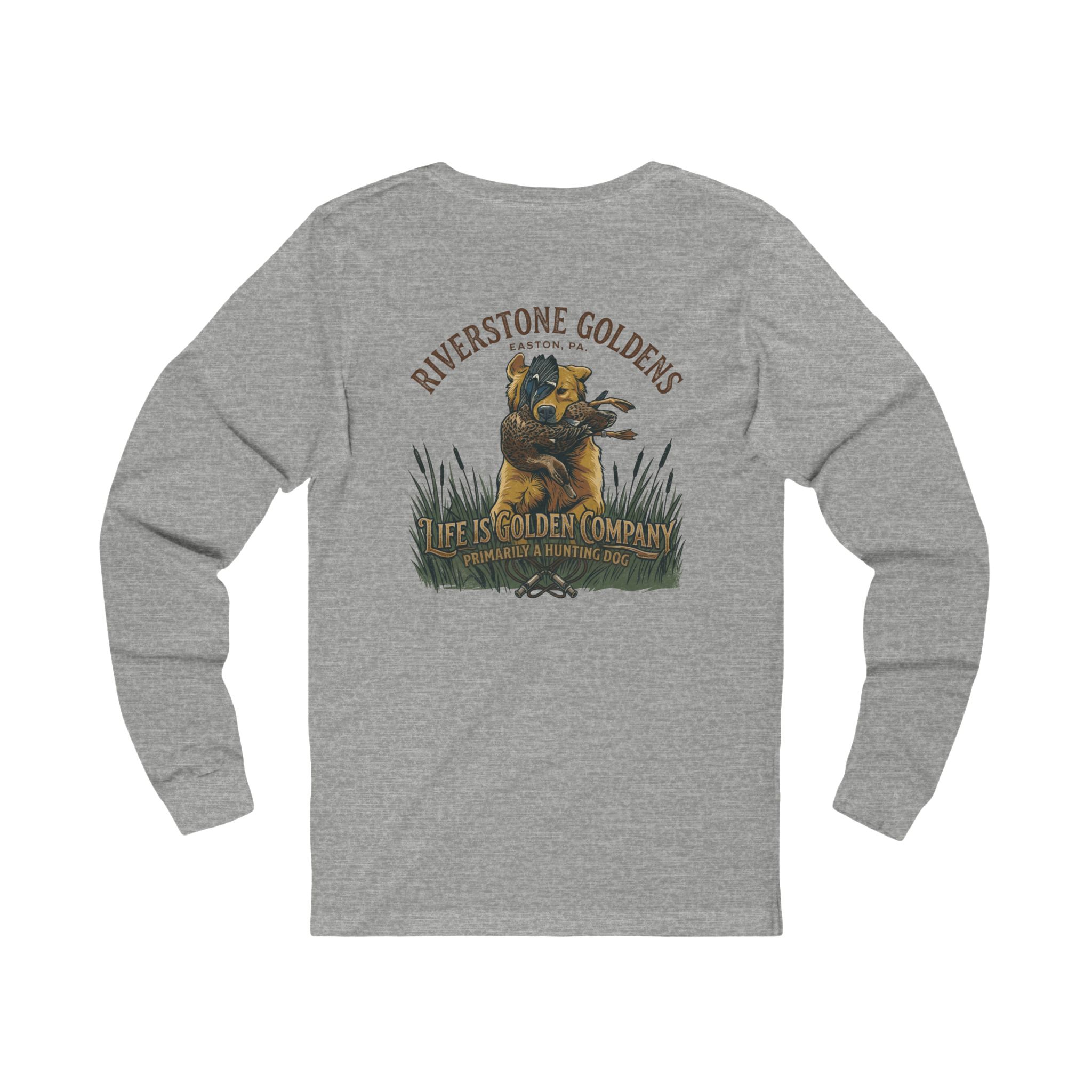 Riverstone Goldens Hunting Unisex Long Sleeve Tee