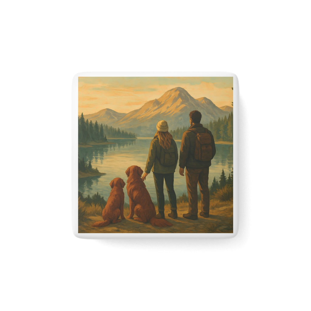 The View We Share Ceramic Magnet