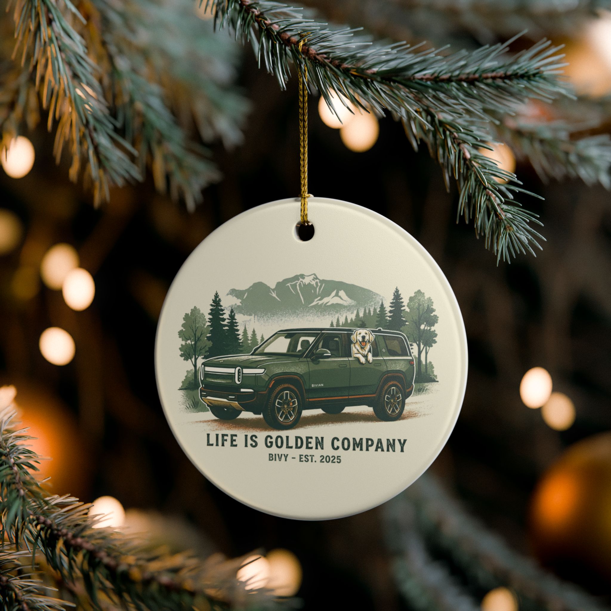 The Bivian Ceramic Ornament