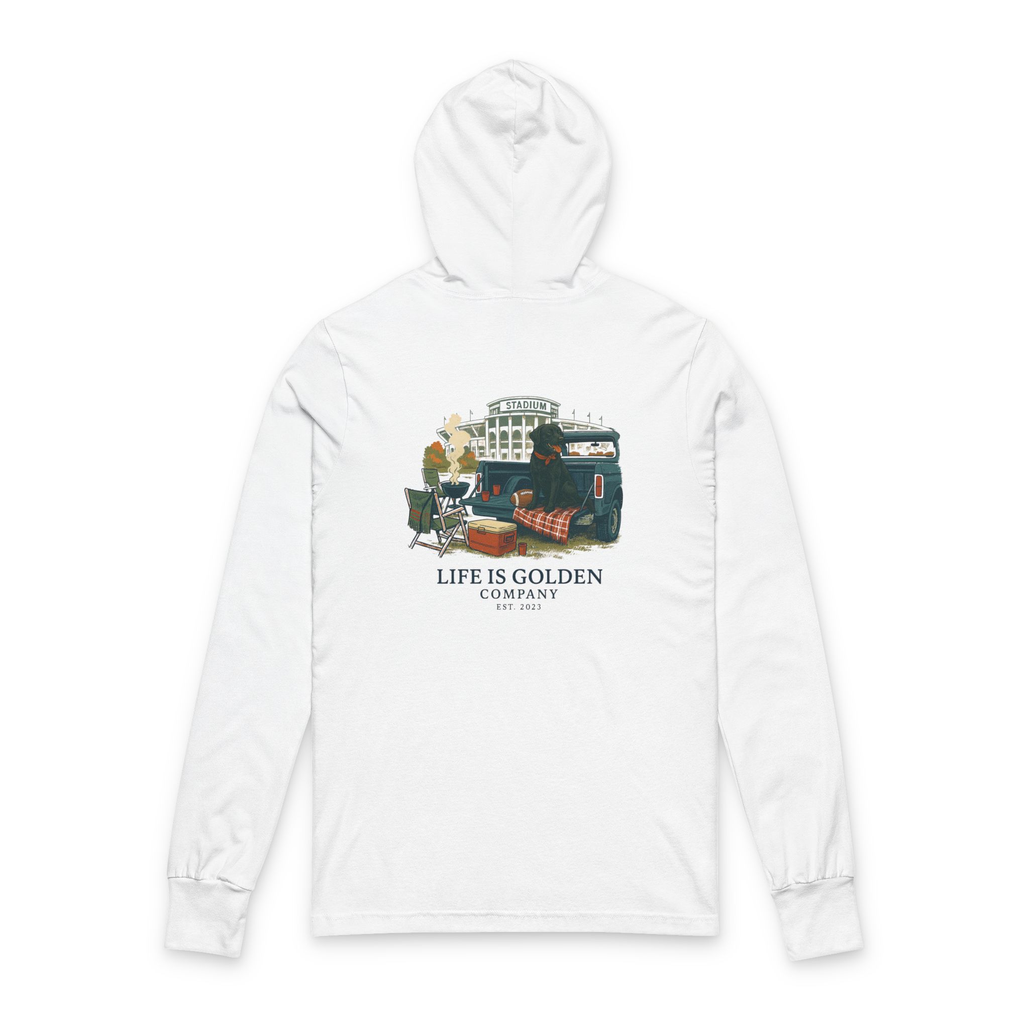 Game Day Hooded Tee - Black Lab Edition