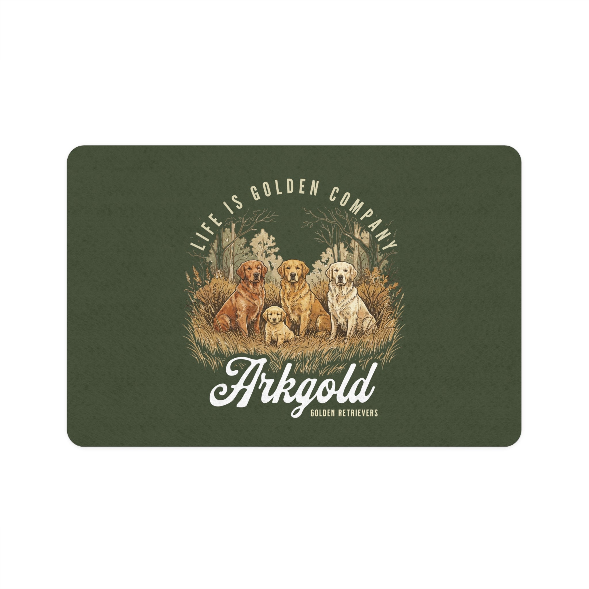 Arkgold Pet Food Mat (12x18)