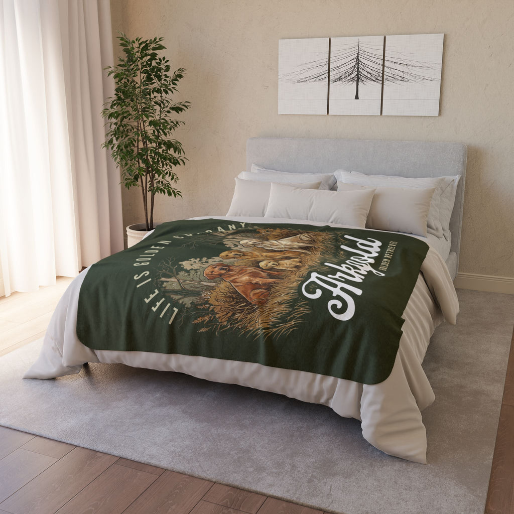 Arkgold Cozy Fleece Sherpa Blanket
