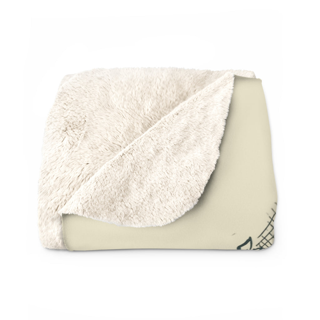 Pedal and Paws Cozy Sherpa Fleece Blanket