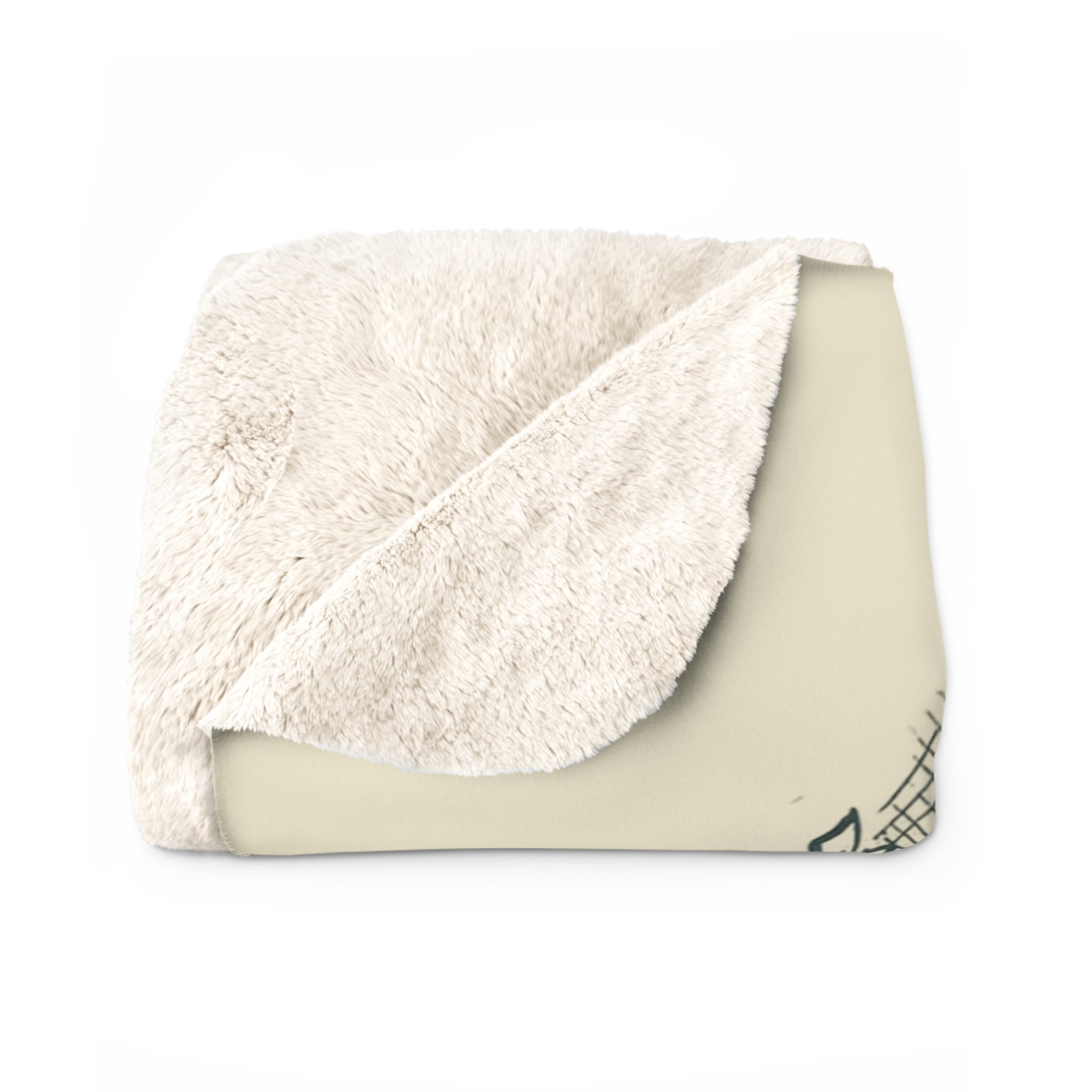 Pedal and Paws Cozy Sherpa Fleece Blanket
