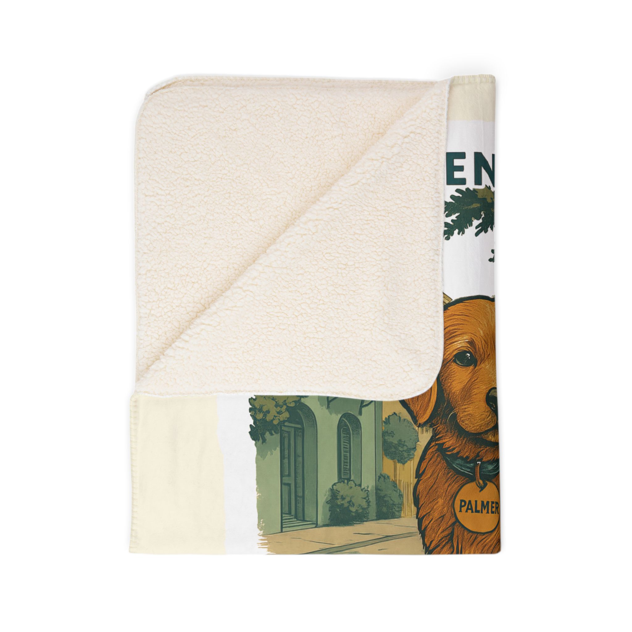 The Adventures of Palmer Cozy Fleece Sherpa Blanket
