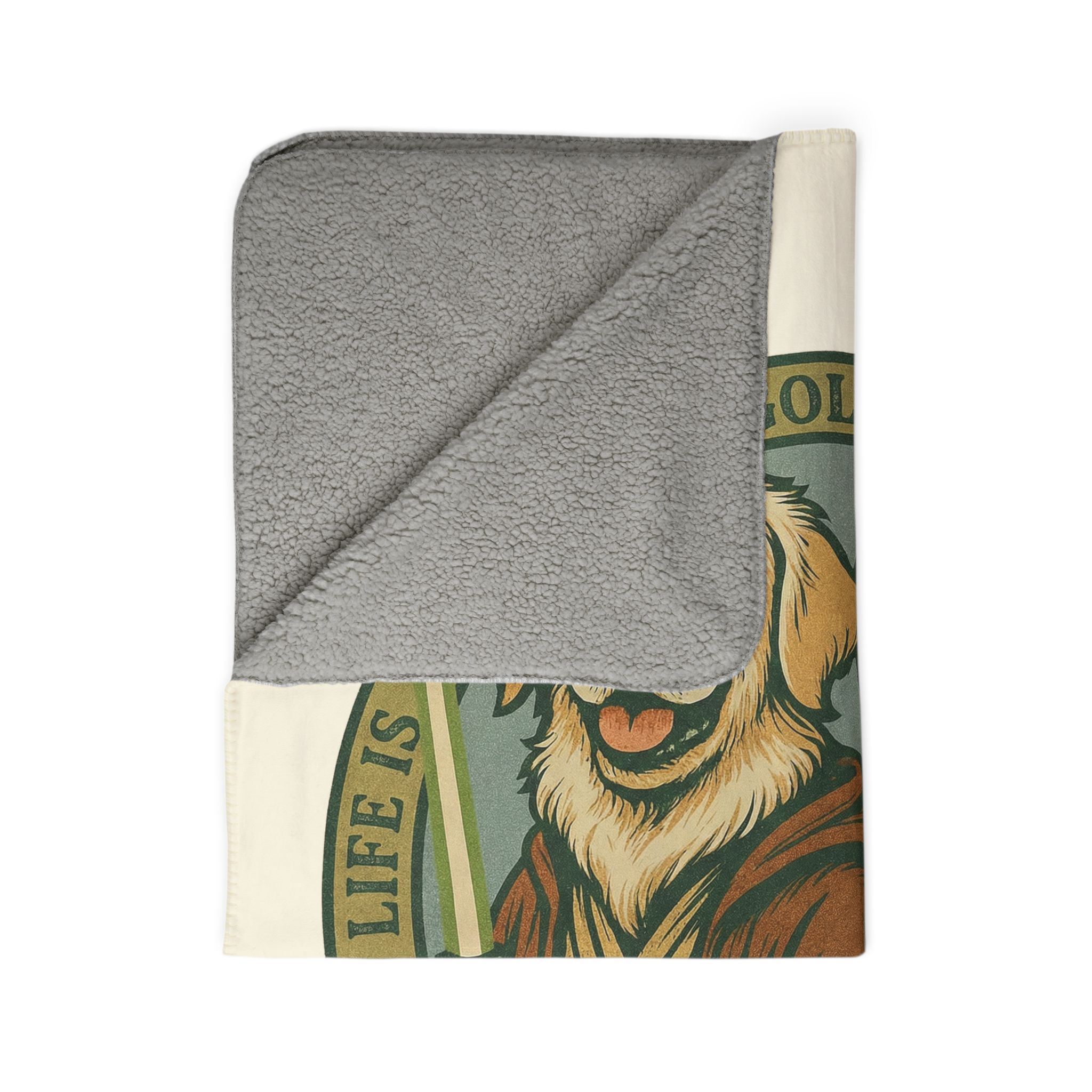 Luke and Leia Cozy Fleece Sherpa Blanket