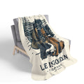 For the love of the Golden Truck Cozy Fleece Sherpa Blanket