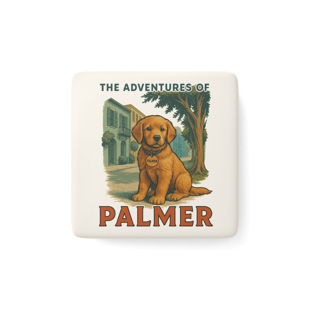 The Adventures of Palmer Ceramic Magnet