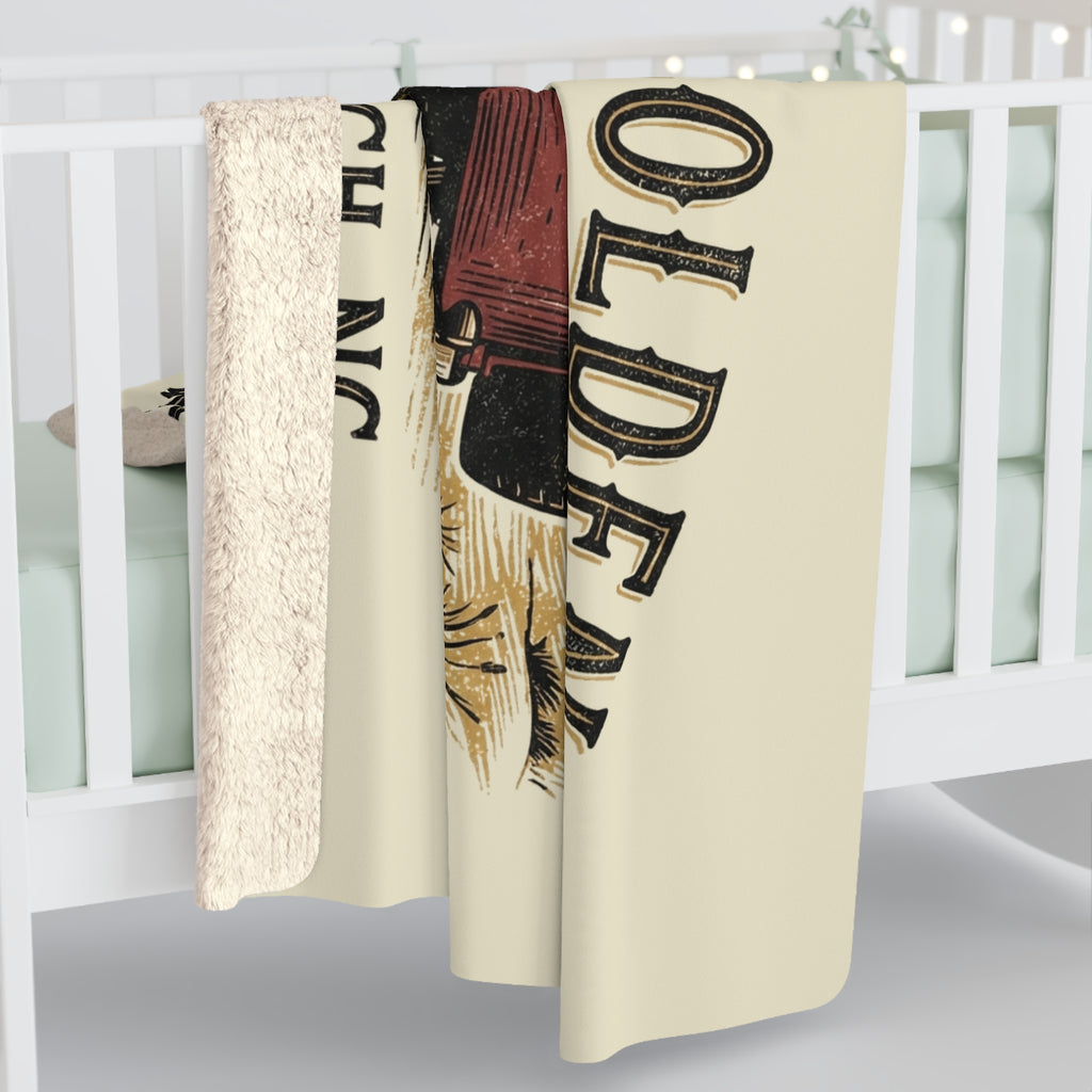Wrightsville Beach Cozy Sherpa Fleece Blanket