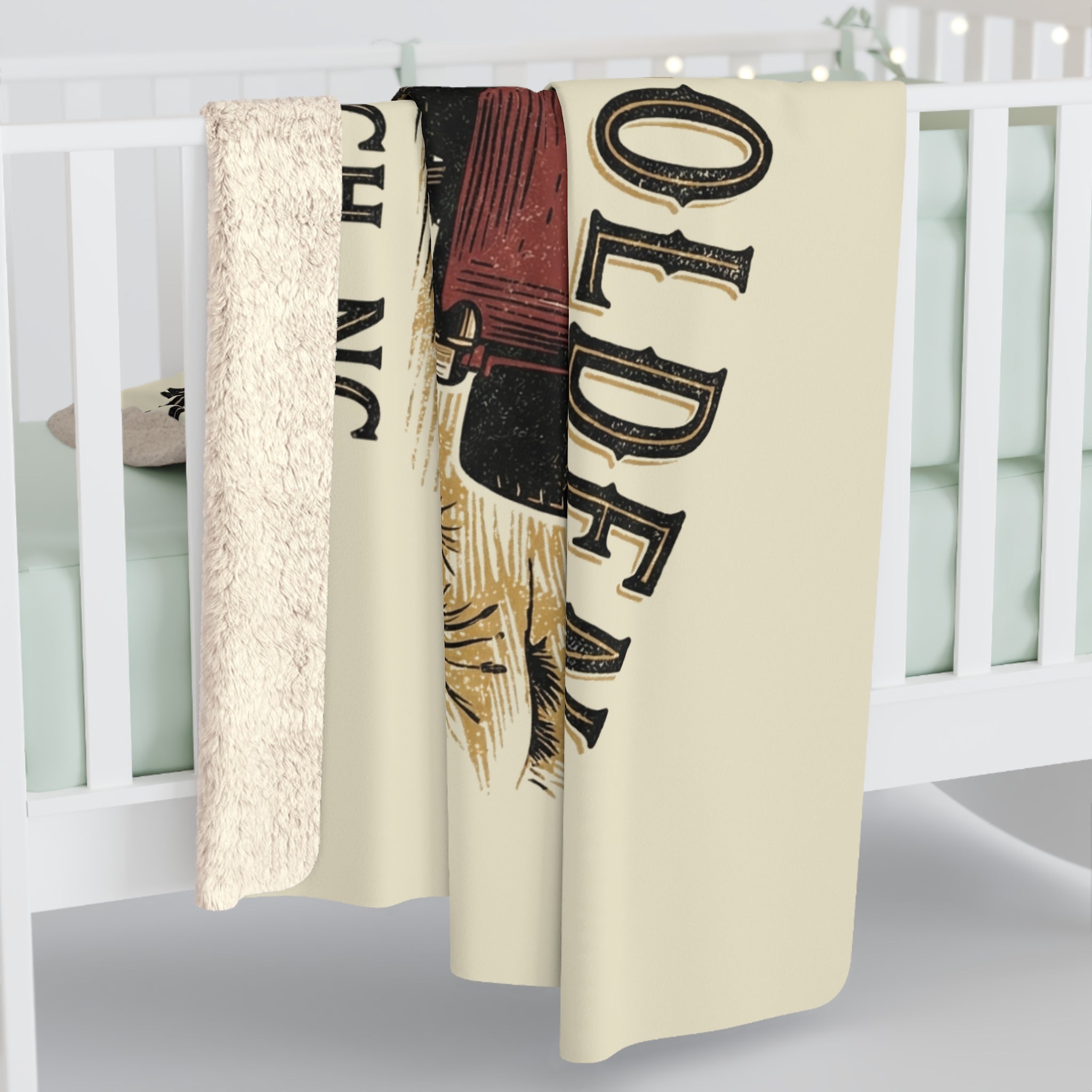 Wrightsville Beach Cozy Sherpa Fleece Blanket