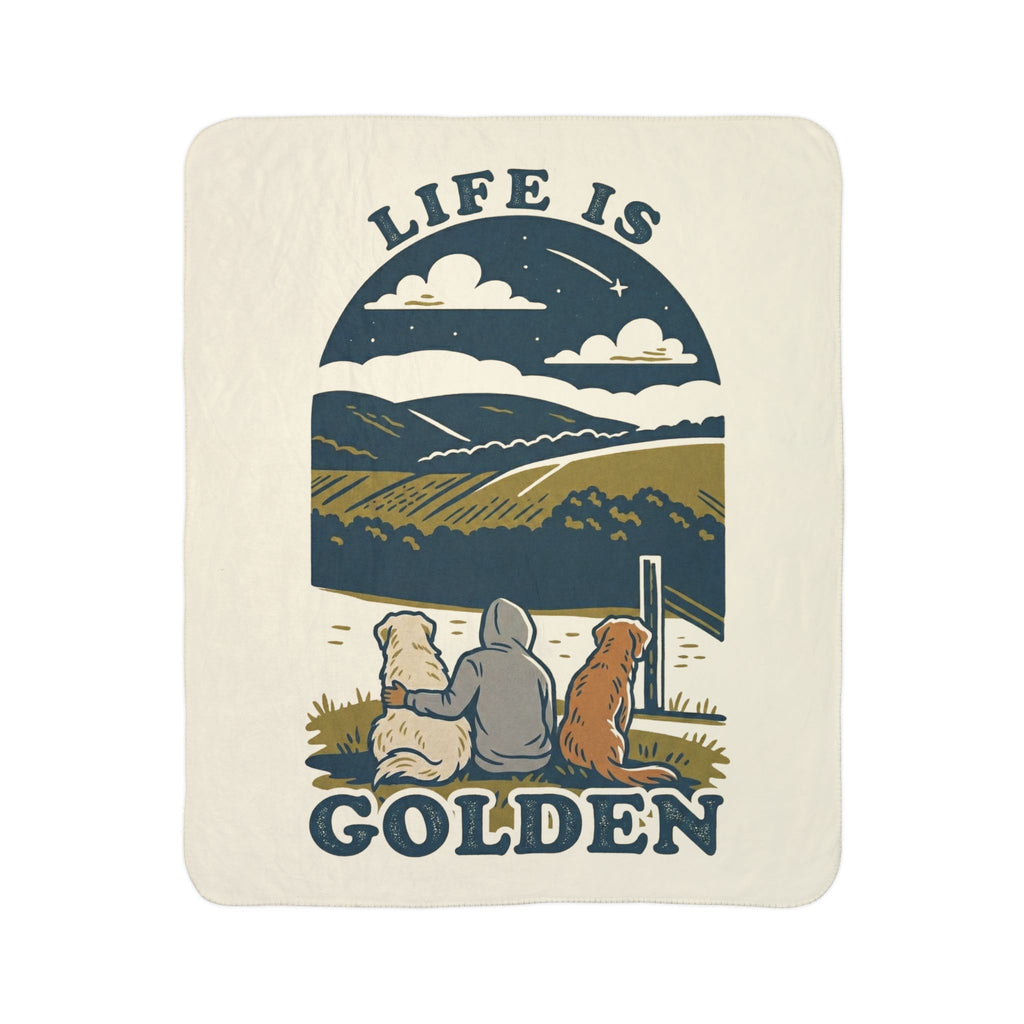 Virginia Overlook Cozy Fleece Sherpa Blanket