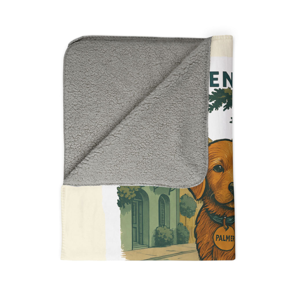 The Adventures of Palmer Cozy Fleece Sherpa Blanket