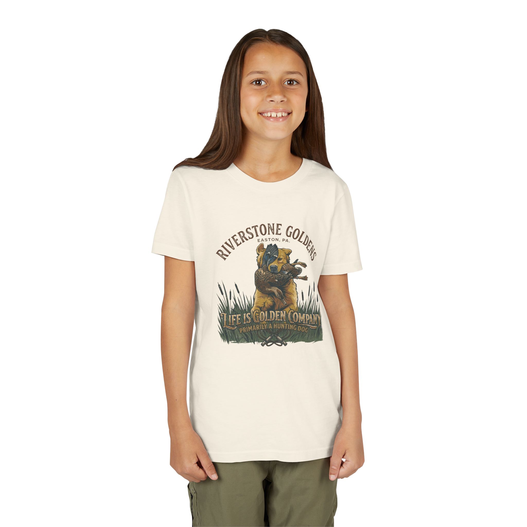 Riverstone Goldens Hunting Unisex Youth Tee