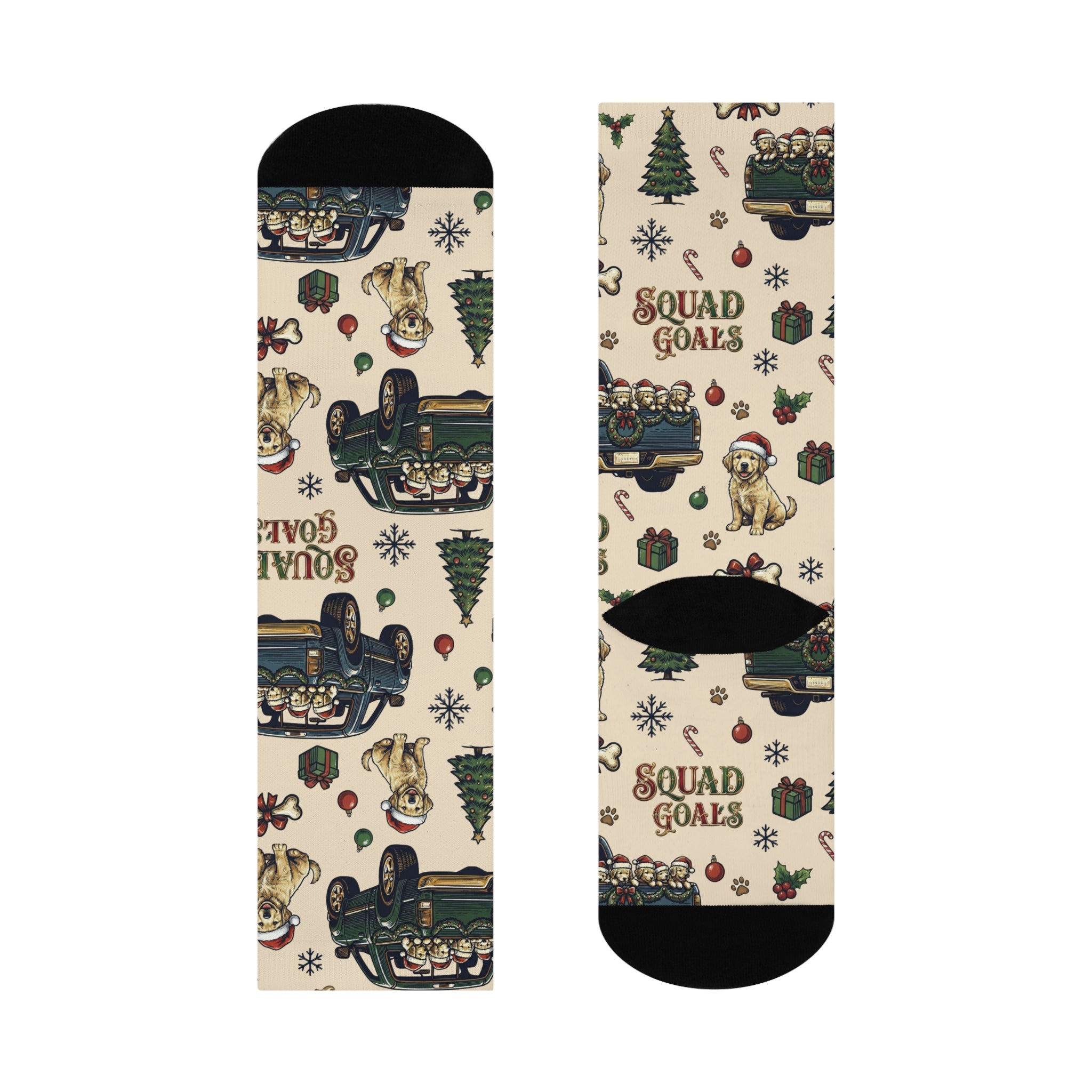 Holiday 'Squad Goals' Crew Socks