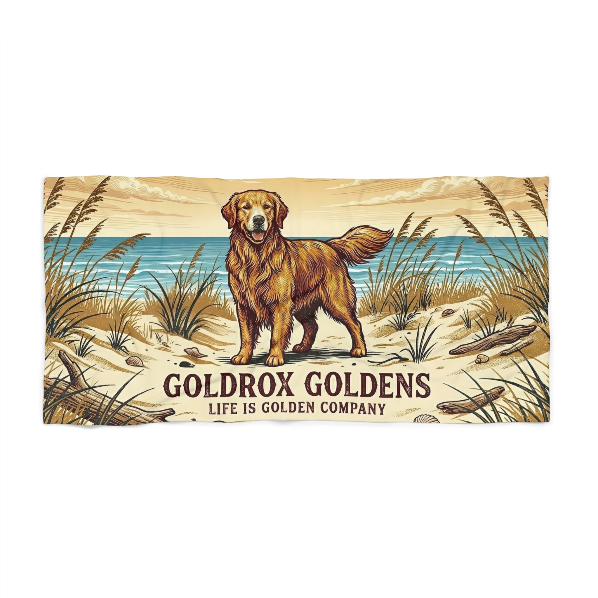 Goldrox Beach Towel