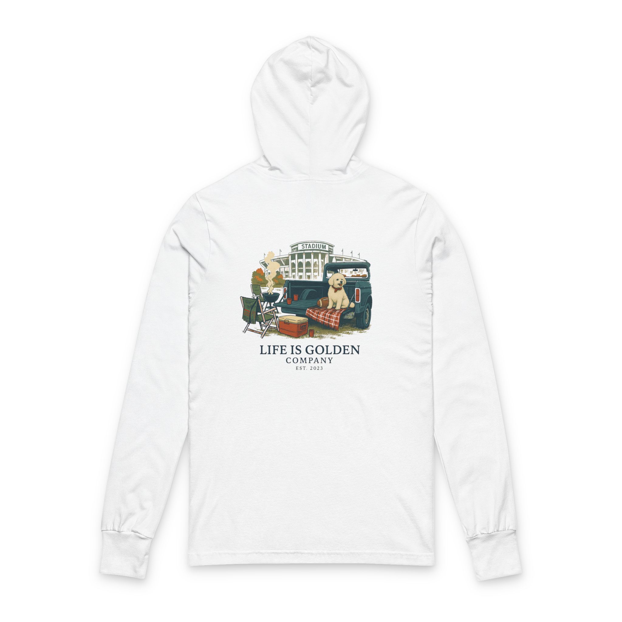 Game Day Hooded Tee - Bichon Frise Edition
