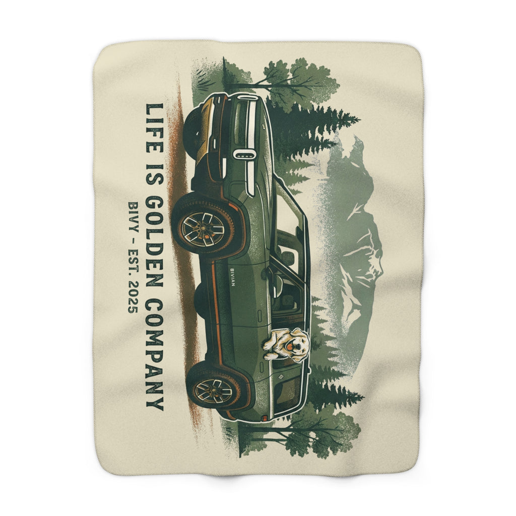 The Bivian Cozy Sherpa Fleece Blanket