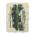 The Bivian Cozy Sherpa Fleece Blanket