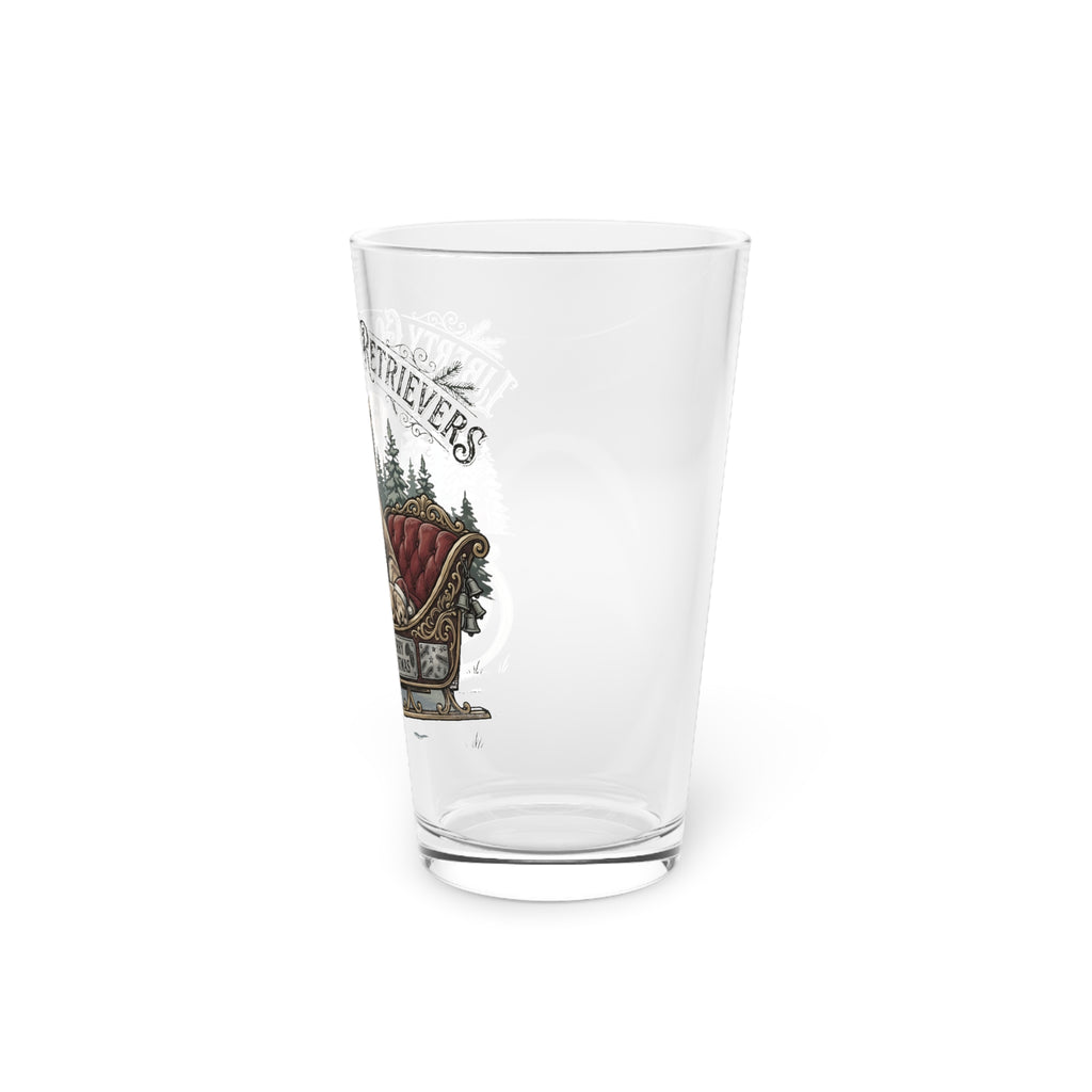 Liberty Goldens Christmas Pint Glass