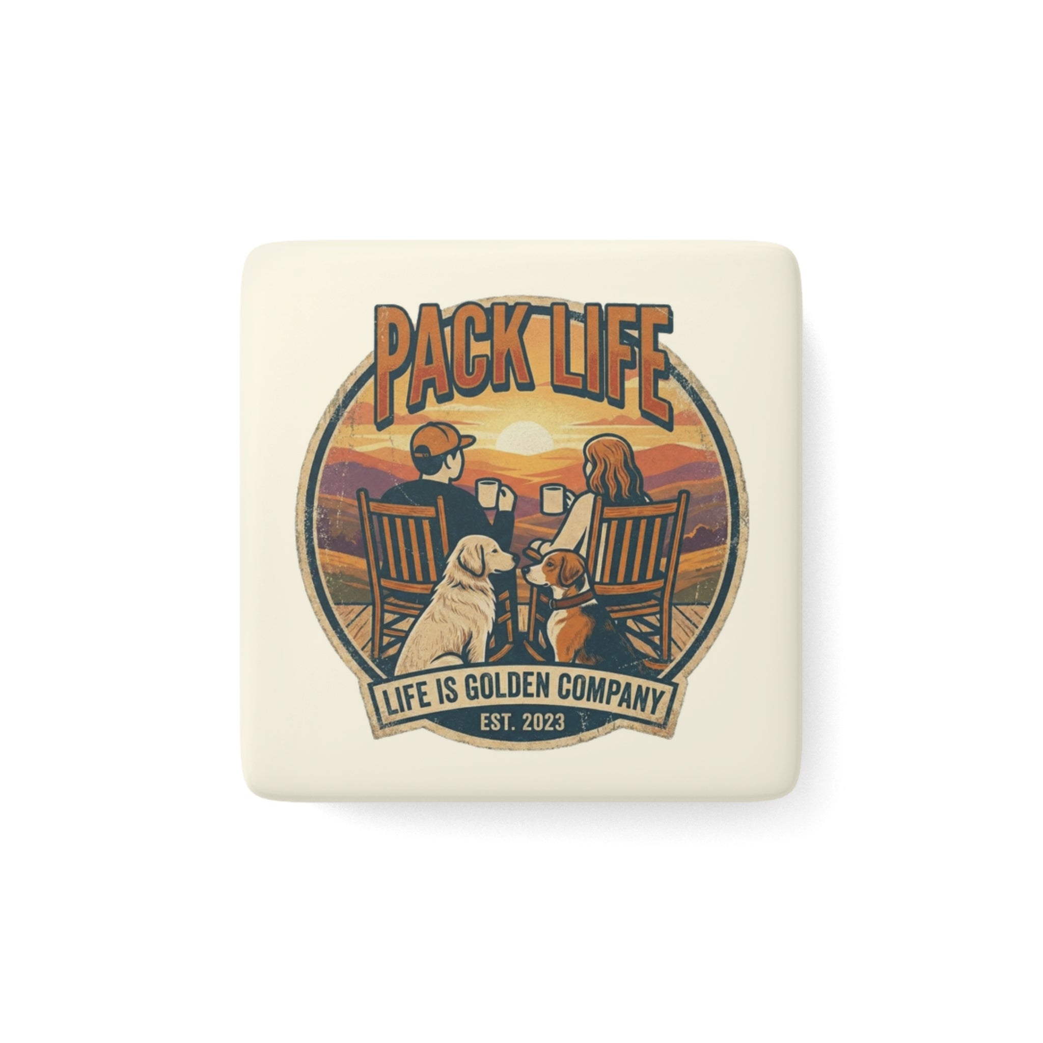Pack Life Ceramic Magnet