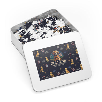 Heritage Oaks 1000 piece Jigsaw Puzzle with Tin