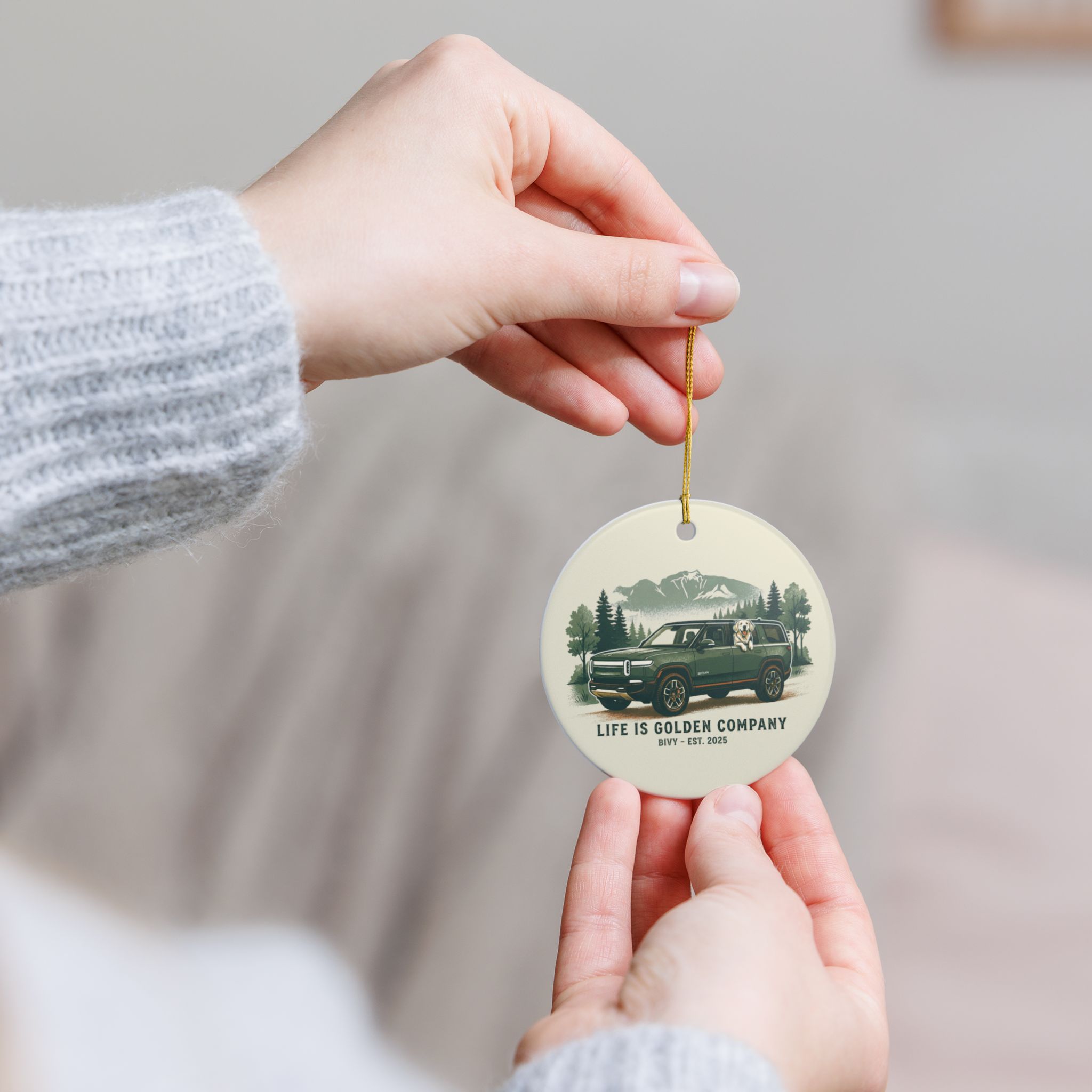 The Bivian Ceramic Ornament