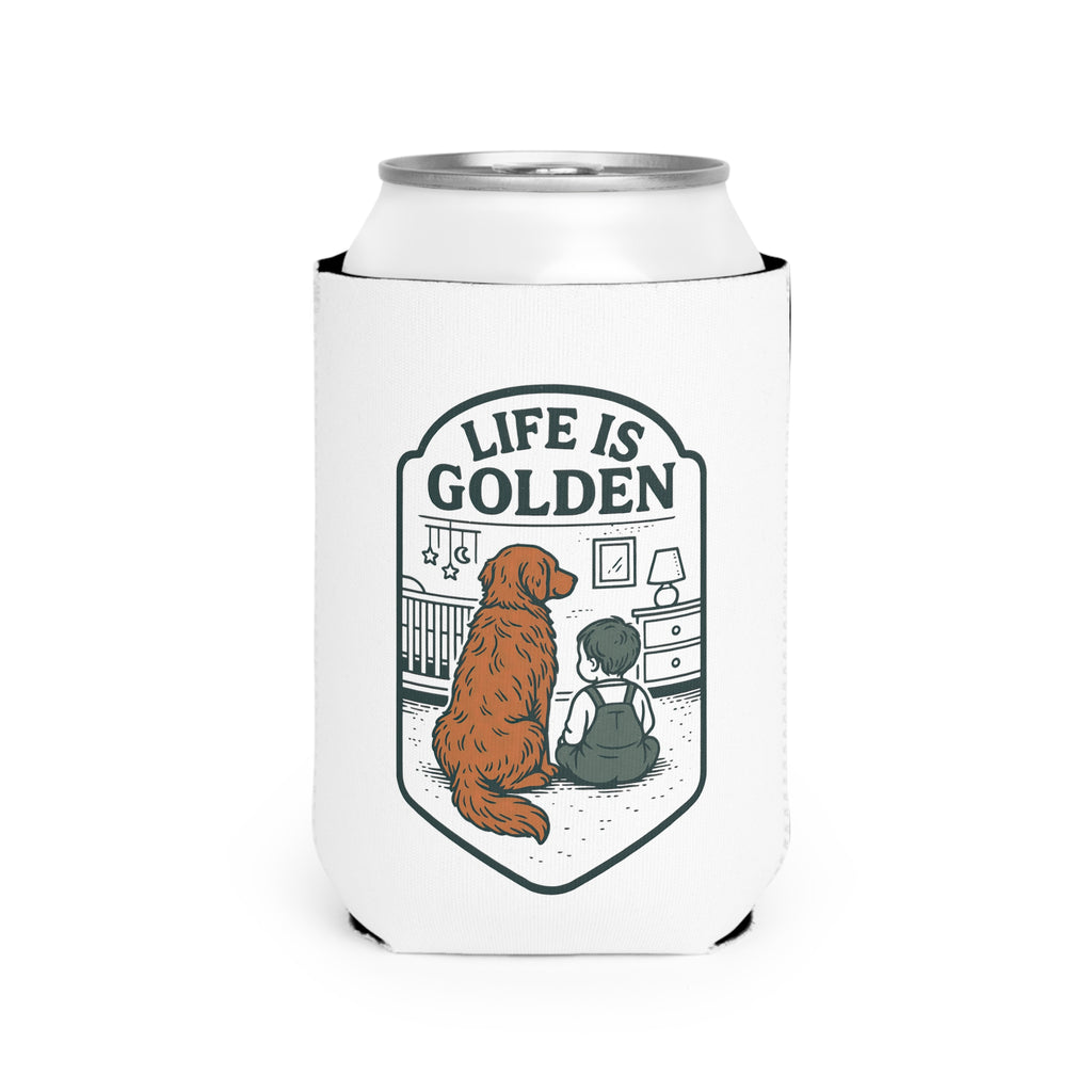 One Golden Year Can Cooler Sleeve