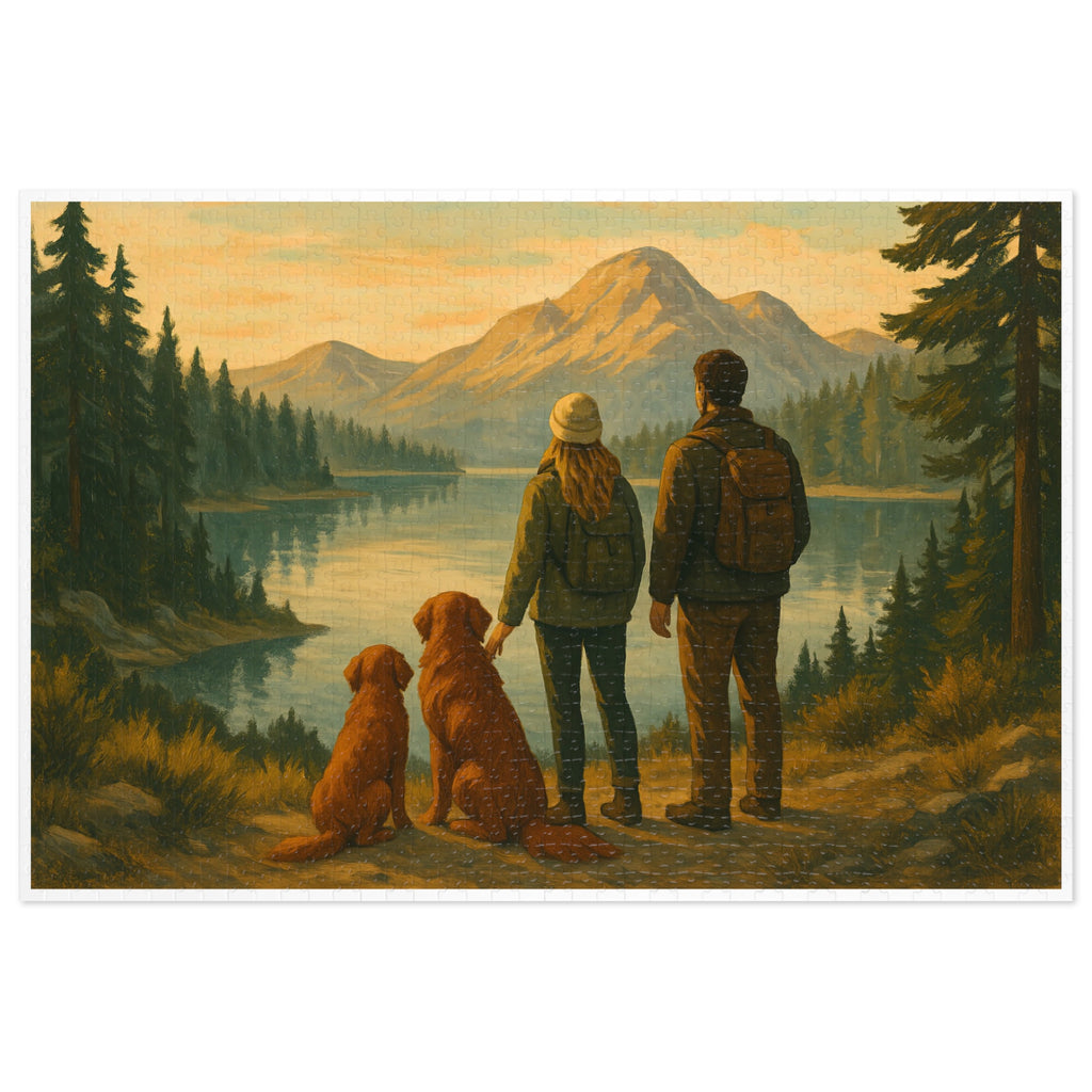 The View We Share 1000 piece Jigsaw Puzzle with Tin