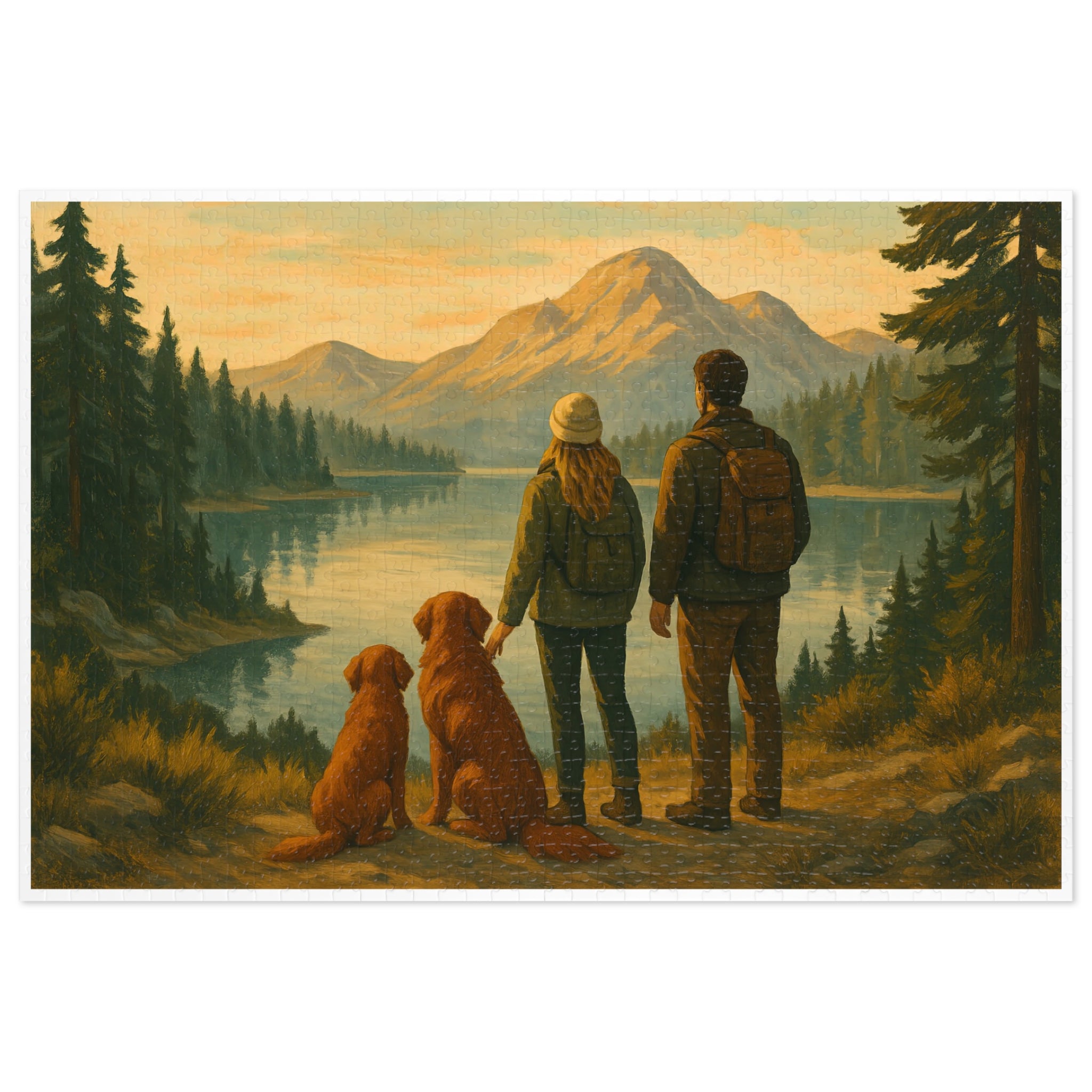 The View We Share 1000 piece Jigsaw Puzzle with Tin