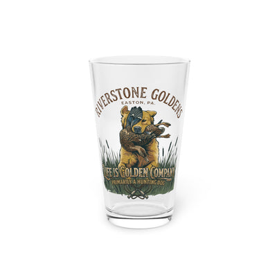 Riverstone Goldens Hunting Pint Glass