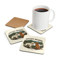 Upstate Goldens Corkwood Coaster Set