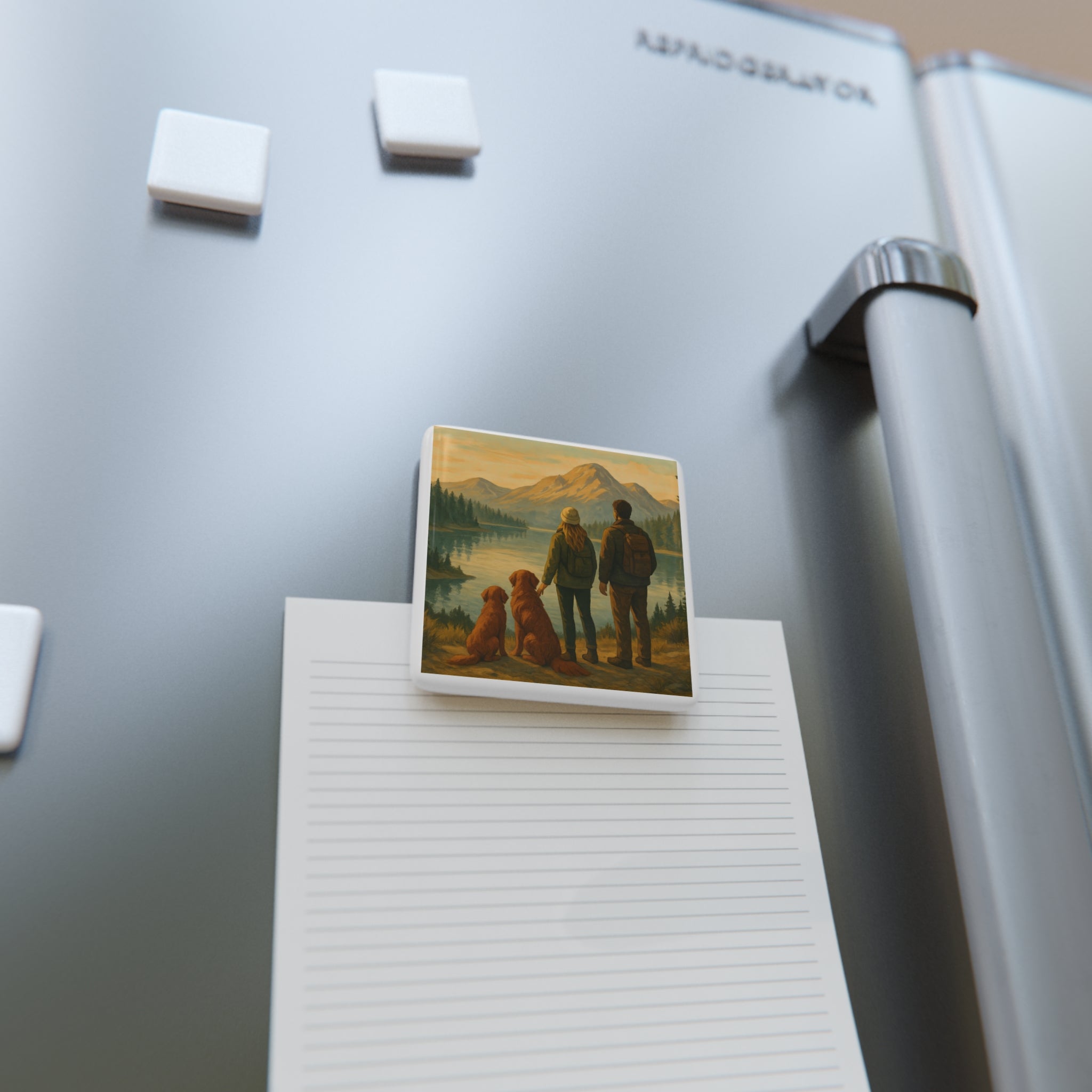 The View We Share Ceramic Magnet